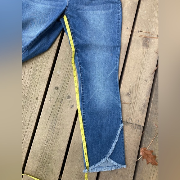 Jeans INC INTERNATIONAL CONCEPTS Blue Ankle Mid Rise Skinny Leg Regular Size 6 - Picture 10 of 12